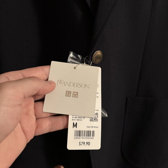Uniqlo & JW Anderson navy blue jacket new! - Picture 2 of 4